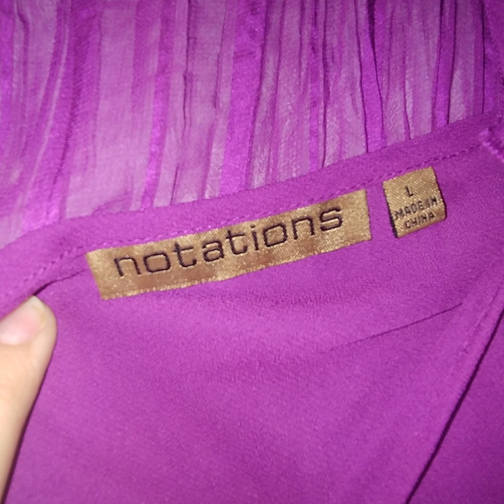 Purple blouse